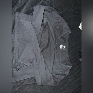 Black SO cropped long sleeve. Size XL